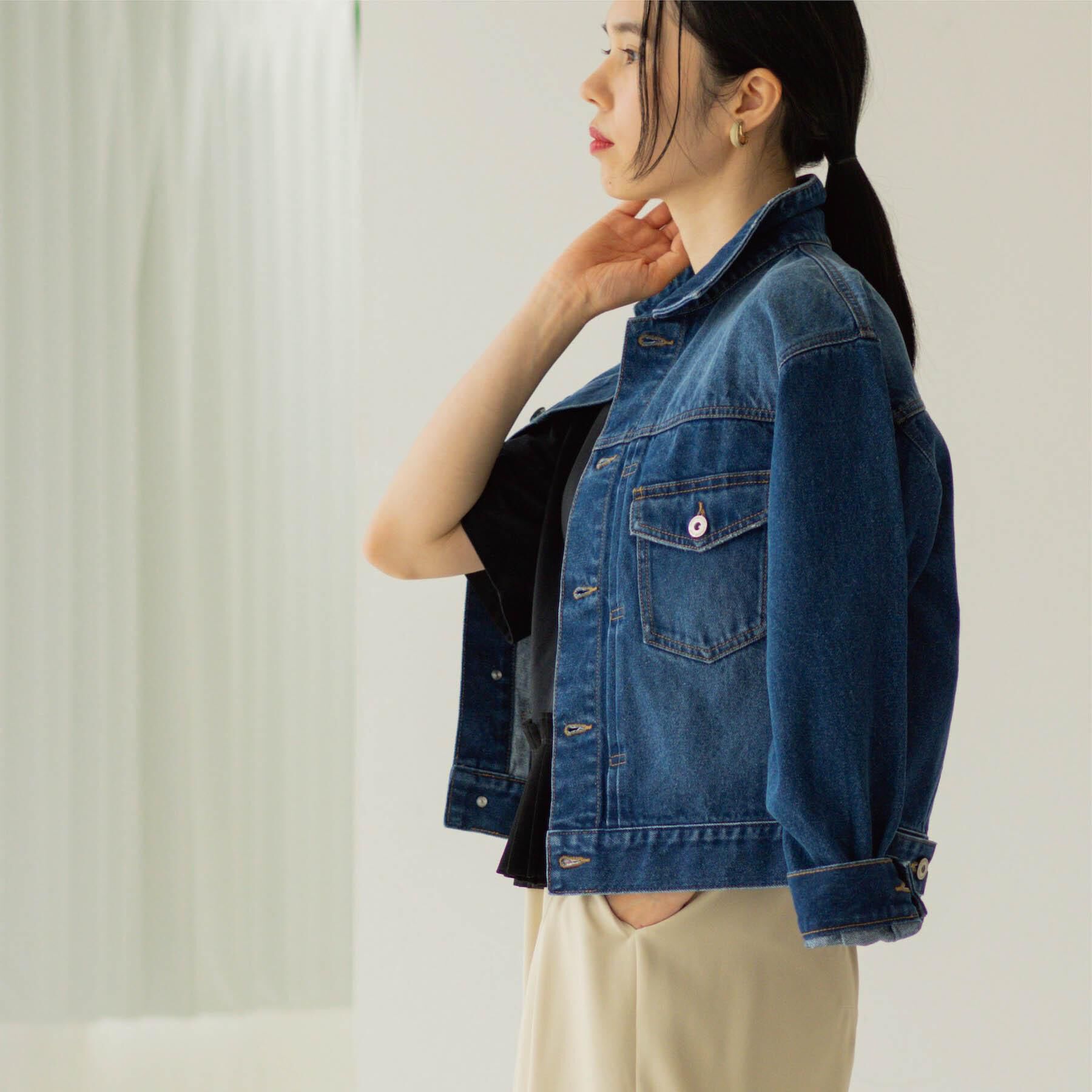 OPAQUE.CLIP「デニムジャケット【洗濯機OK】」|デニムジャケット|