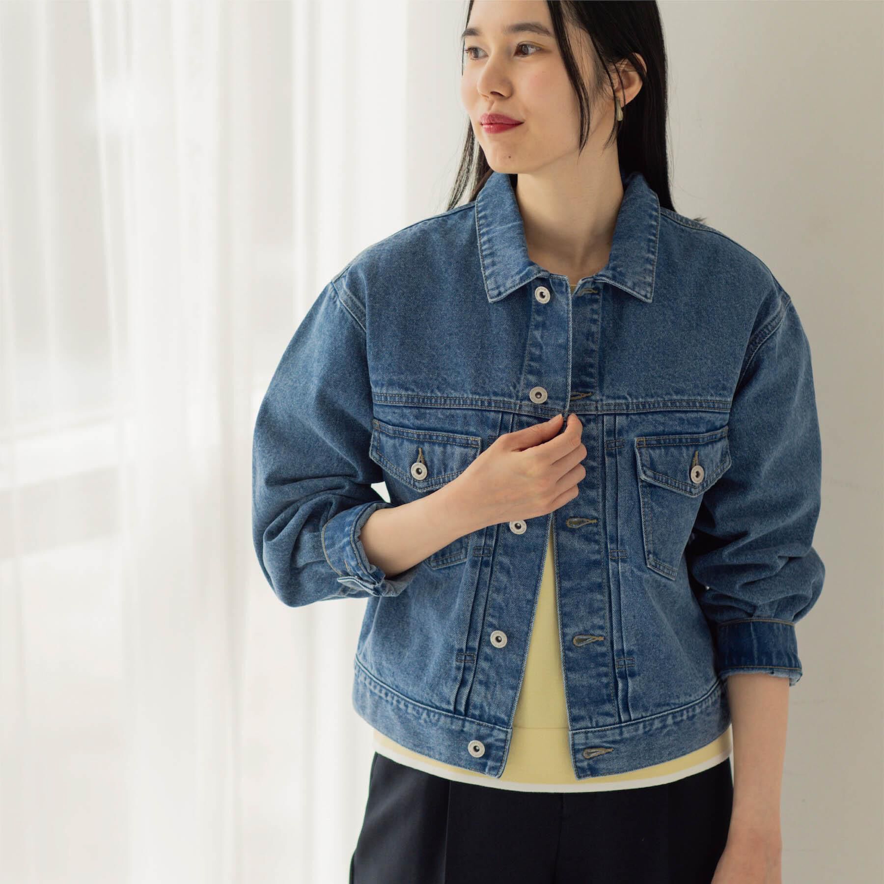 OPAQUE.CLIP「デニムジャケット【洗濯機OK】」|デニムジャケット|