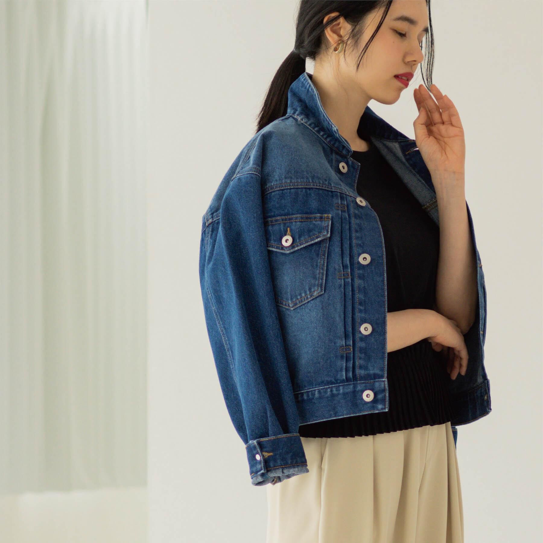 OPAQUE.CLIP「デニムジャケット【洗濯機OK】」|デニムジャケット|