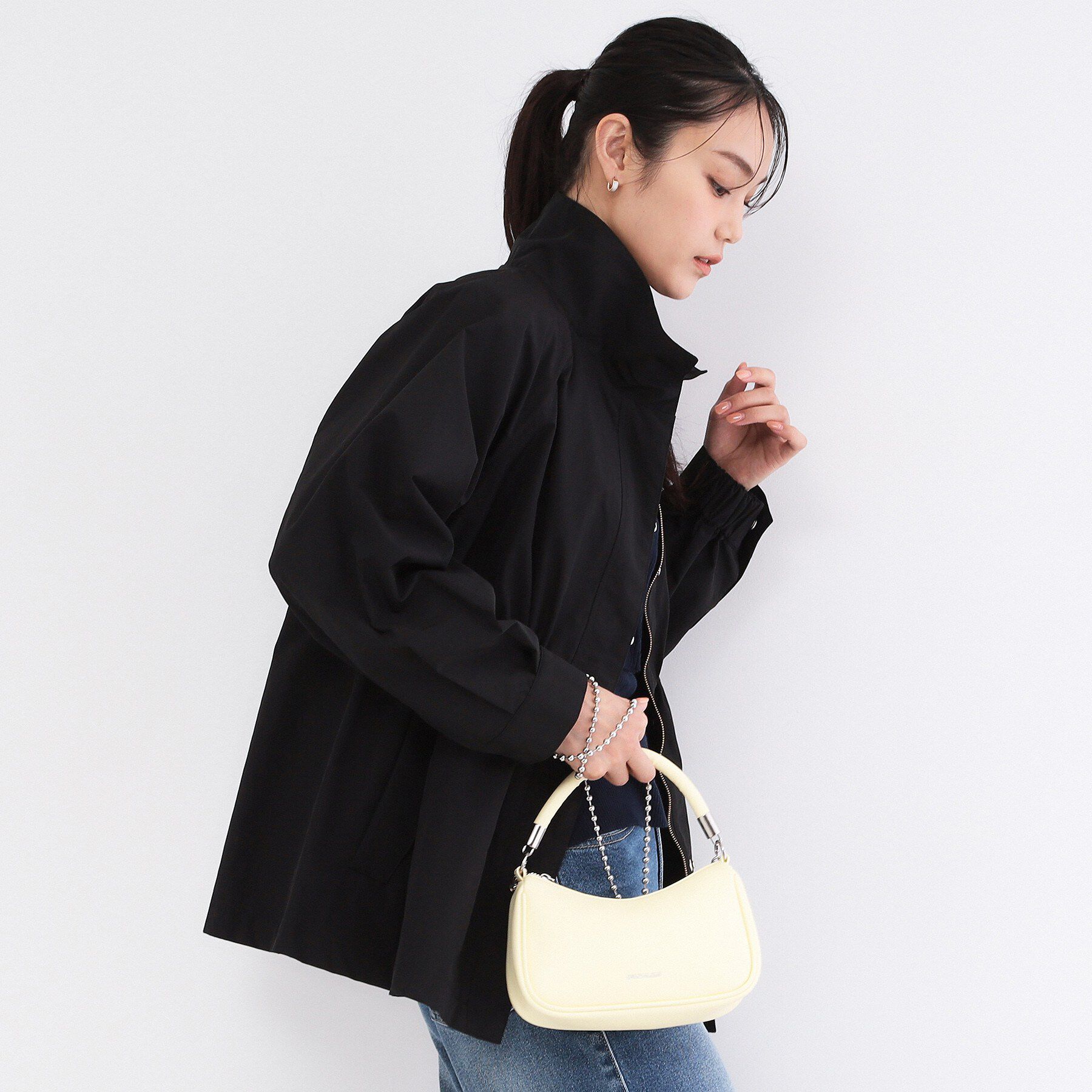 OPAQUE.CLIP「撥水スタンドZIPブルゾン【洗濯機OK/UVケア/花粉対応】」|ブルゾン・スタジャン|