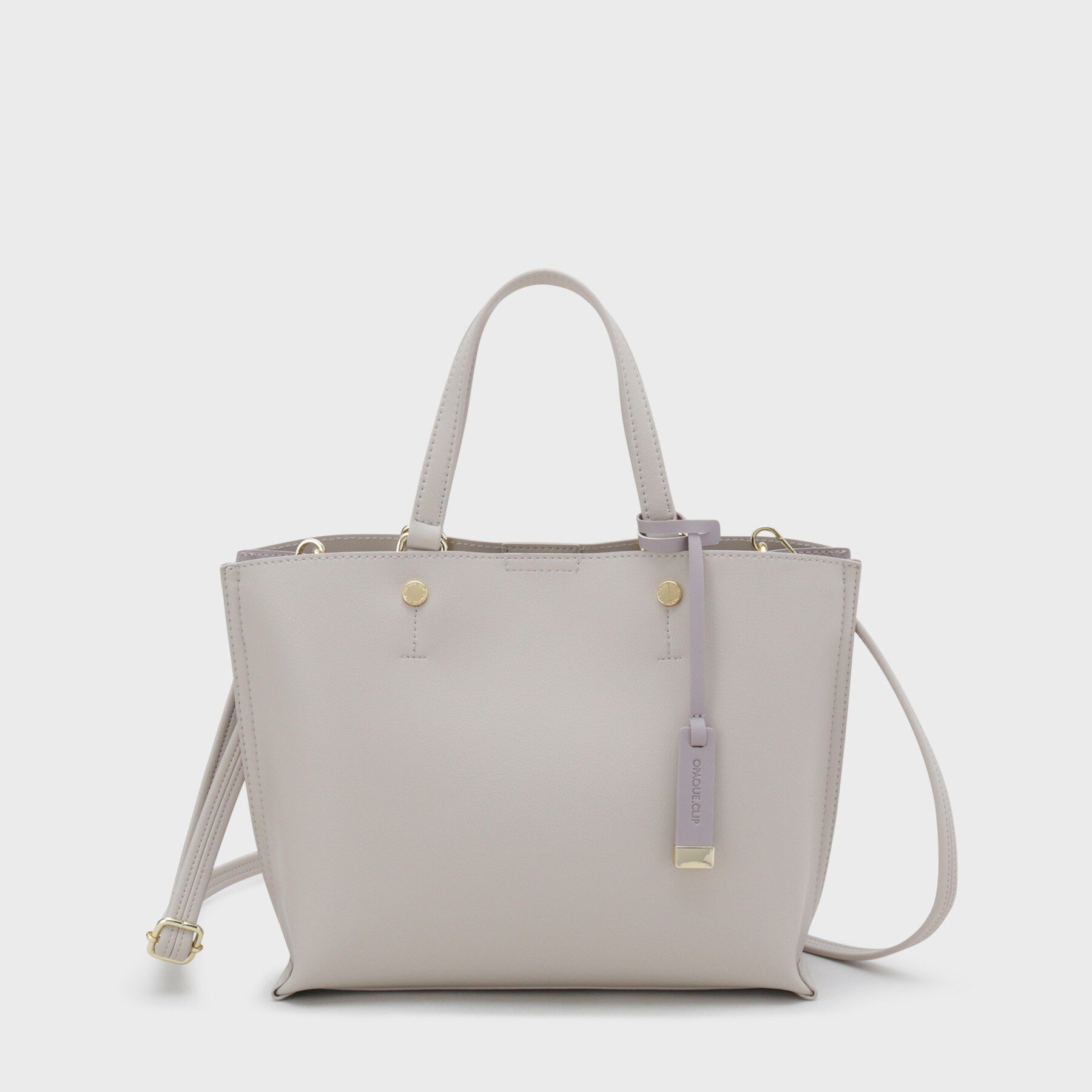 OPAQUE.CLIP「名品バイカラーミドルトート」|トートバッグ|