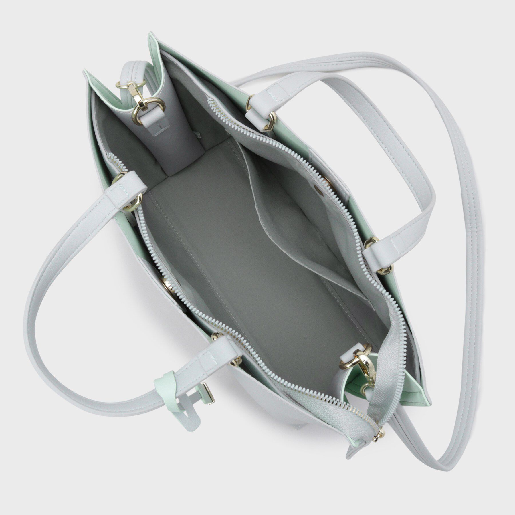 OPAQUE.CLIP「名品バイカラーミドルトート」|トートバッグ|