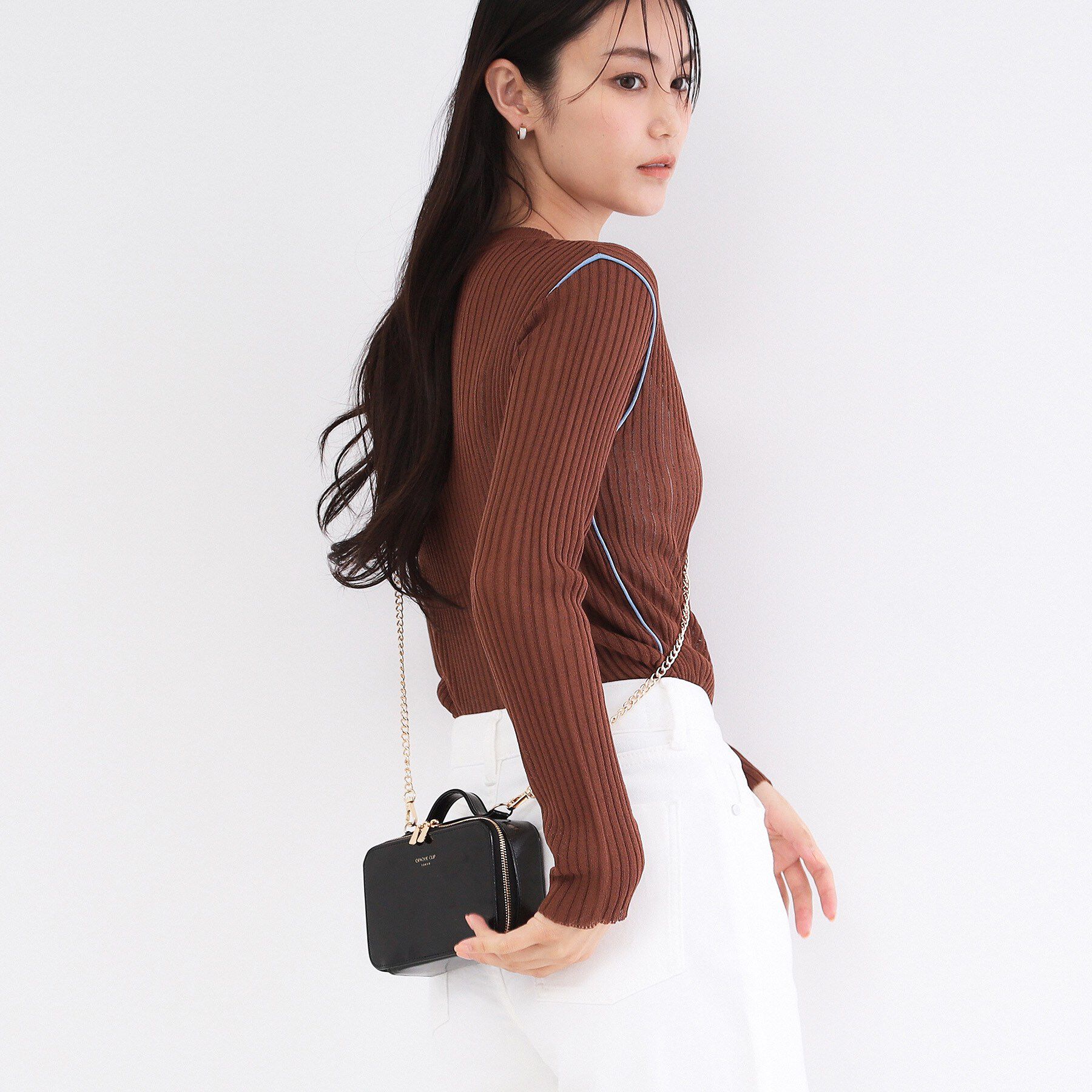 OPAQUE.CLIP「2WAYバニティポーチチェーンショルダー」|ショルダー・メッセンジャー|