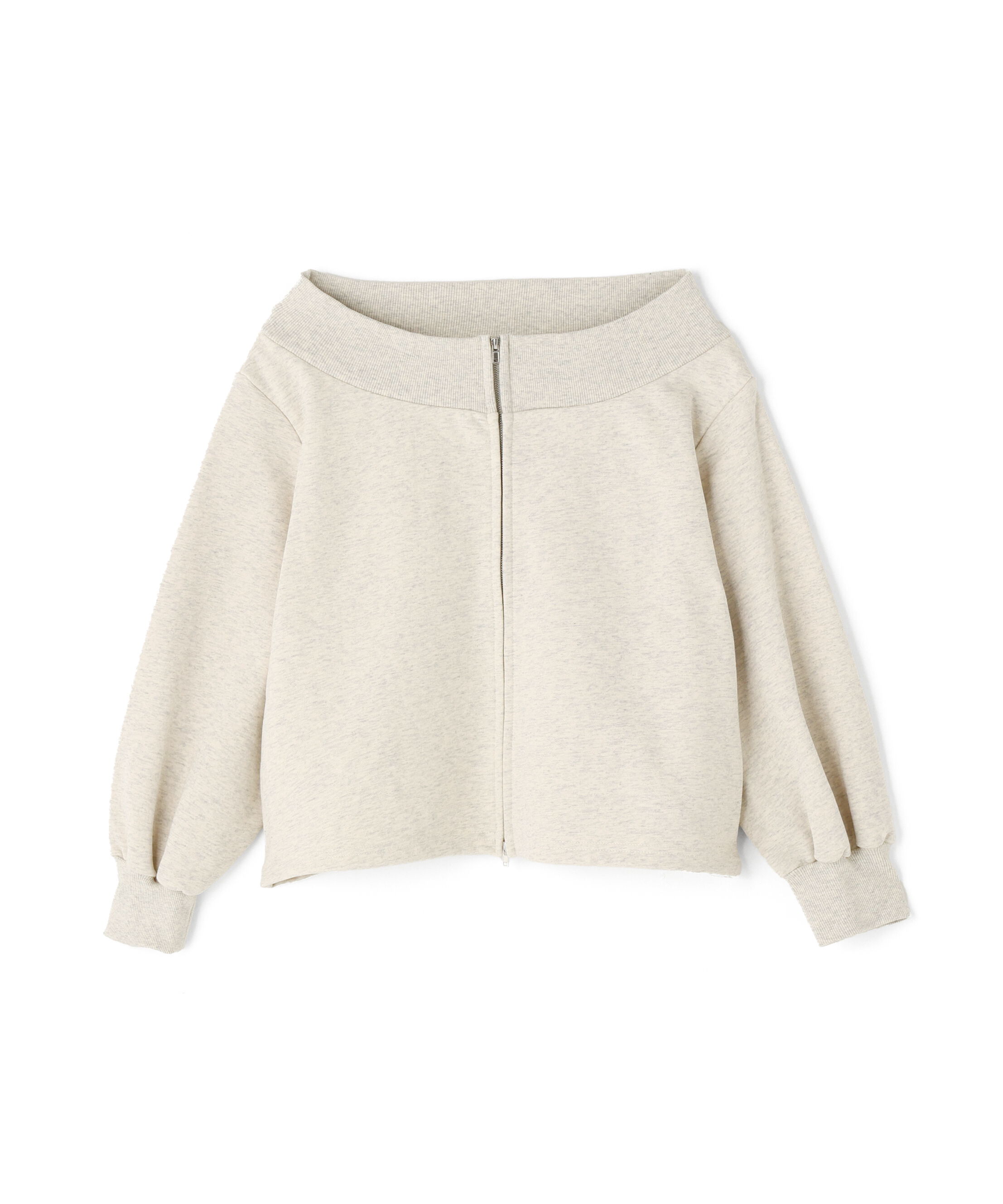  「袖バルーンオフショルZIPカットソー」|Tシャツ・カットソー|