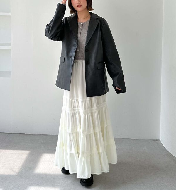 archives「ジョーゼットタックティアードスカート」|スカート|