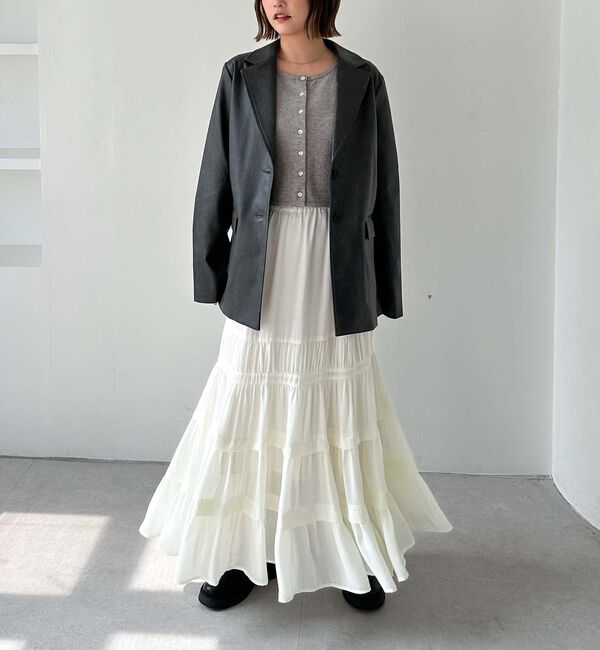 archives「ジョーゼットタックティアードスカート」|スカート|