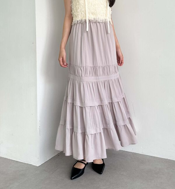 archives「ジョーゼットタックティアードスカート」|スカート|