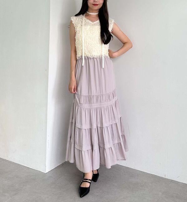 archives「ジョーゼットタックティアードスカート」|スカート|