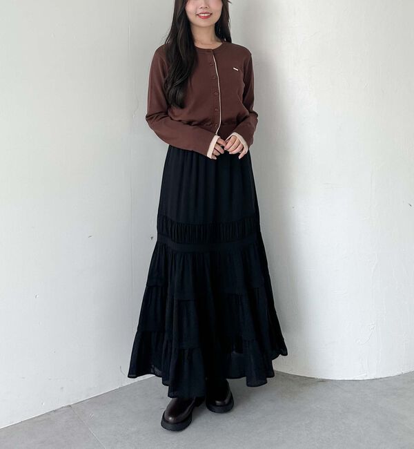 archives「ジョーゼットタックティアードスカート」|スカート|