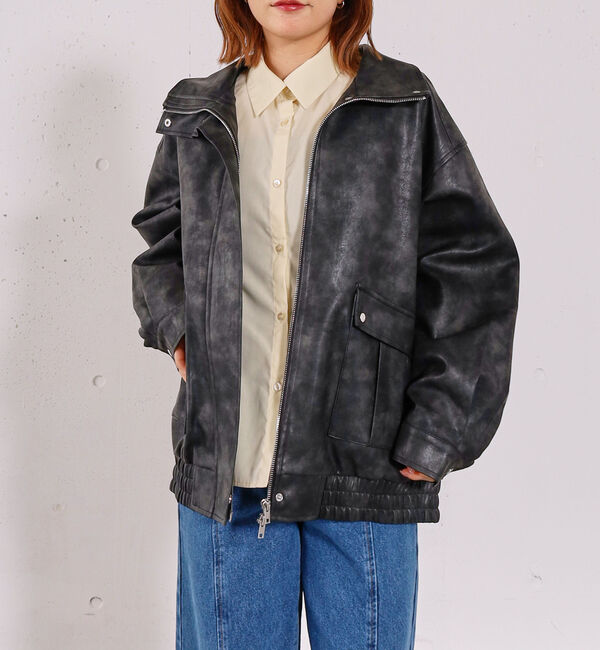 archives「２ｗａｙアソートミドルブルゾン」|テーラードジャケット|BLACK