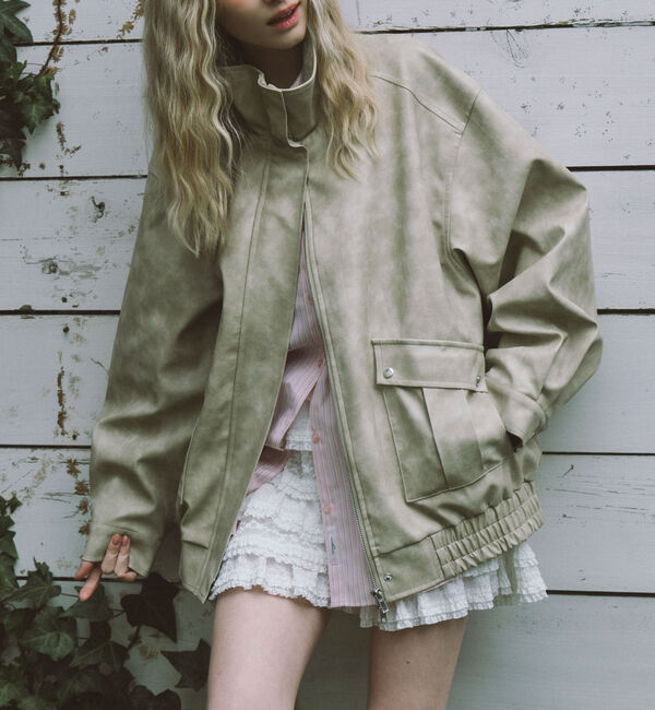 archives「２ｗａｙアソートミドルブルゾン」|テーラードジャケット|IVORY