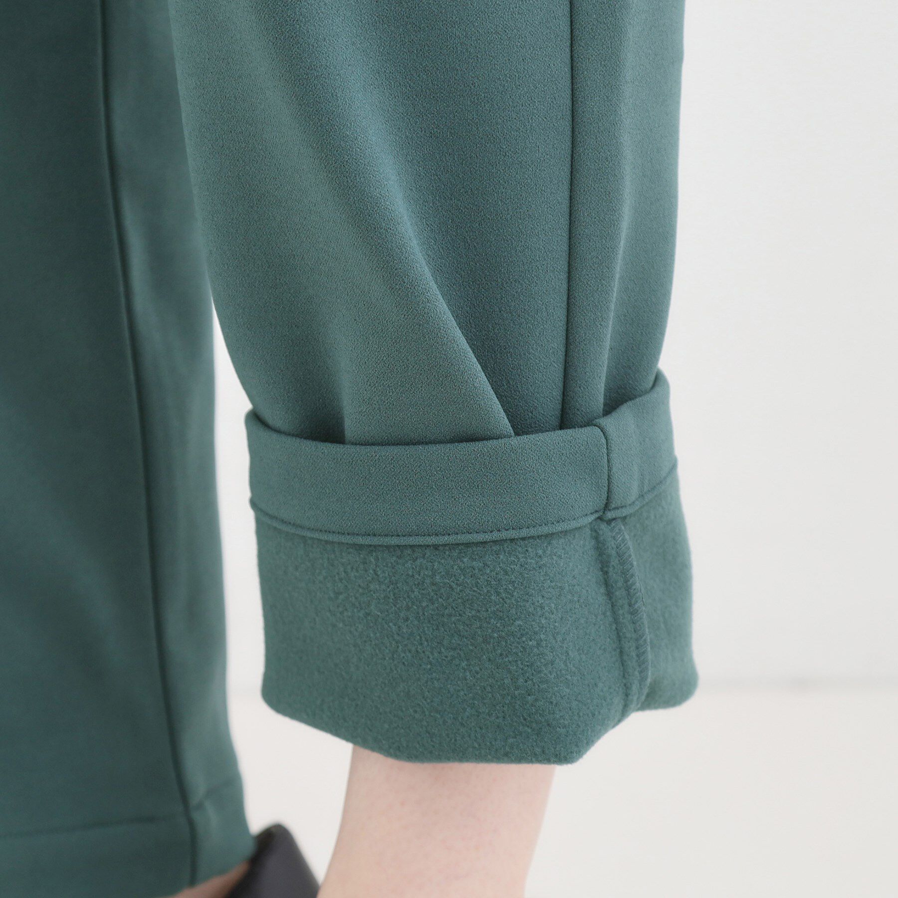 SHOO･LA･RUE「【S-LL/股上深め】裏起毛スマートイージーパンツ」|その他|