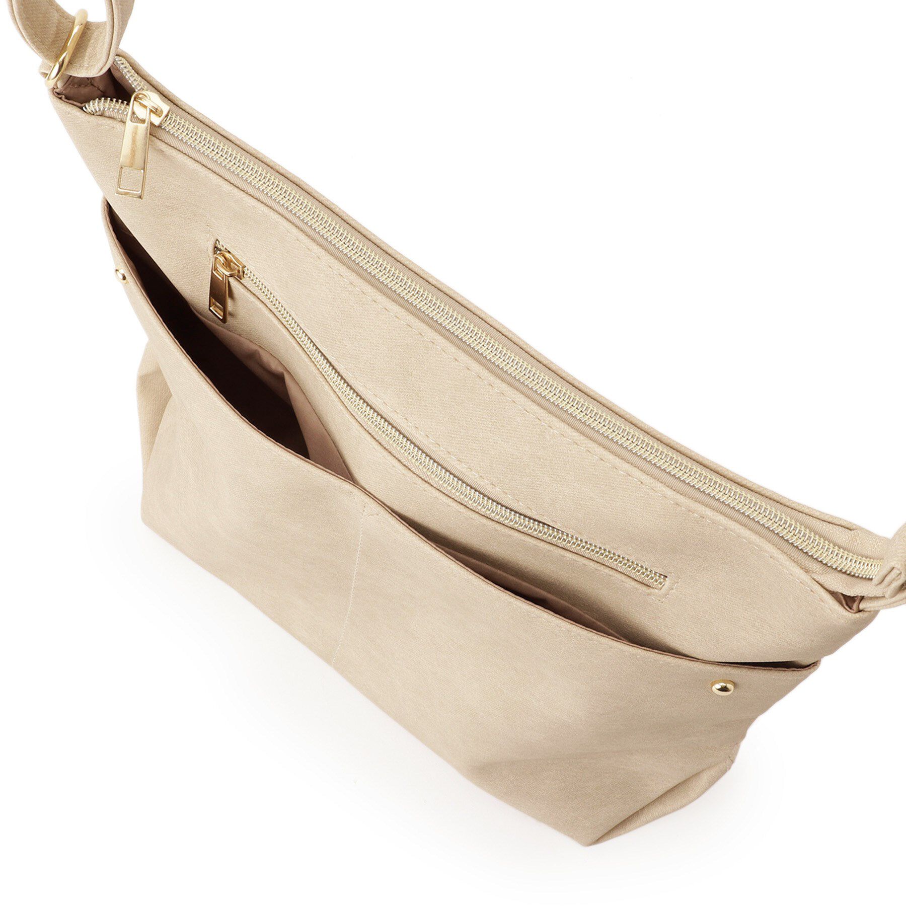 SHOO･LA･RUE「フロントWポケットショルダーバッグ」|ショルダー・メッセンジャー|