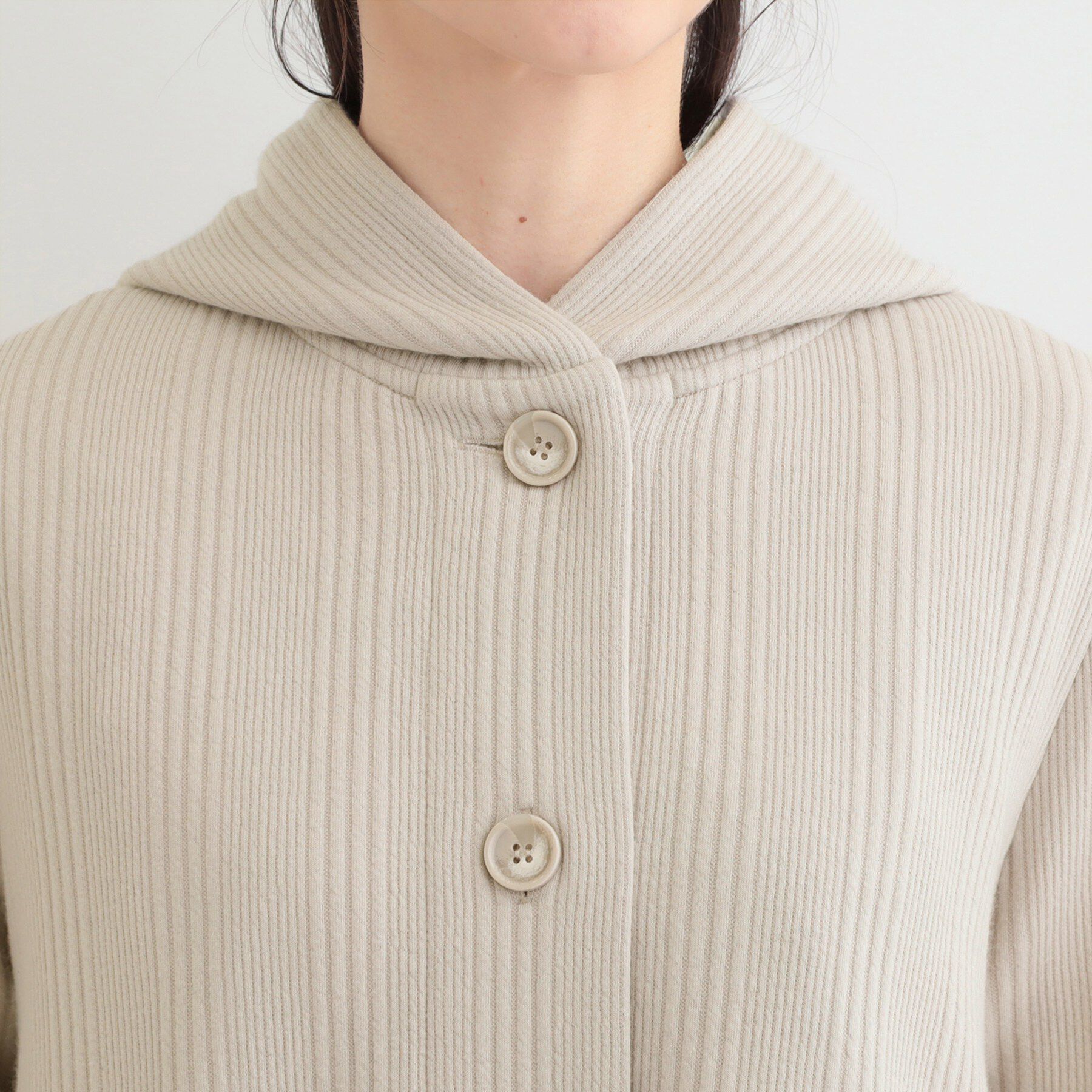 SHOO･LA･RUE「【S-LL】体型をカバーしながらスマートに魅せる。ストライプジャカード コーディガン」|その他|