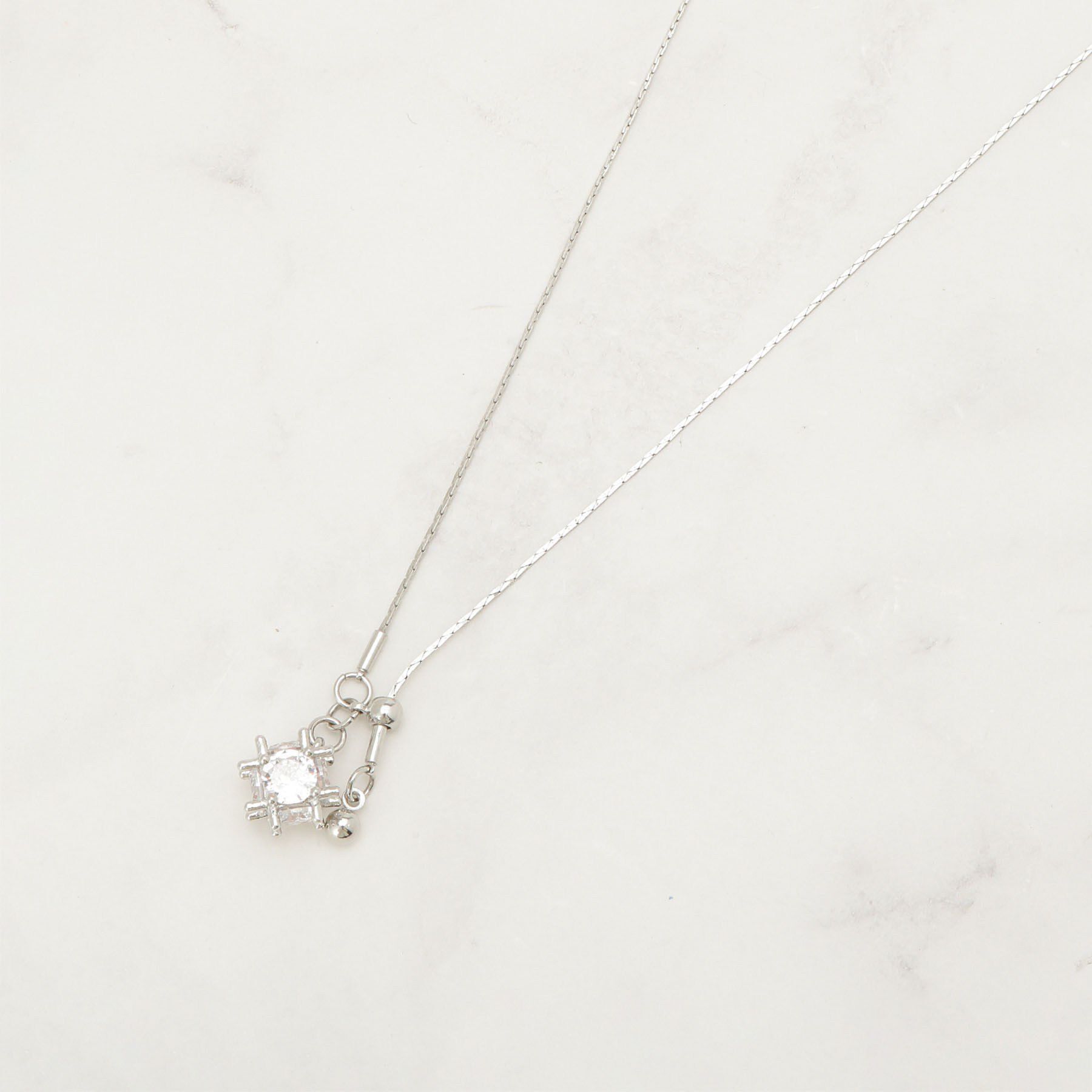 SHOO･LA･RUE「キュービックジルコニアネックレス」|ネックレス|