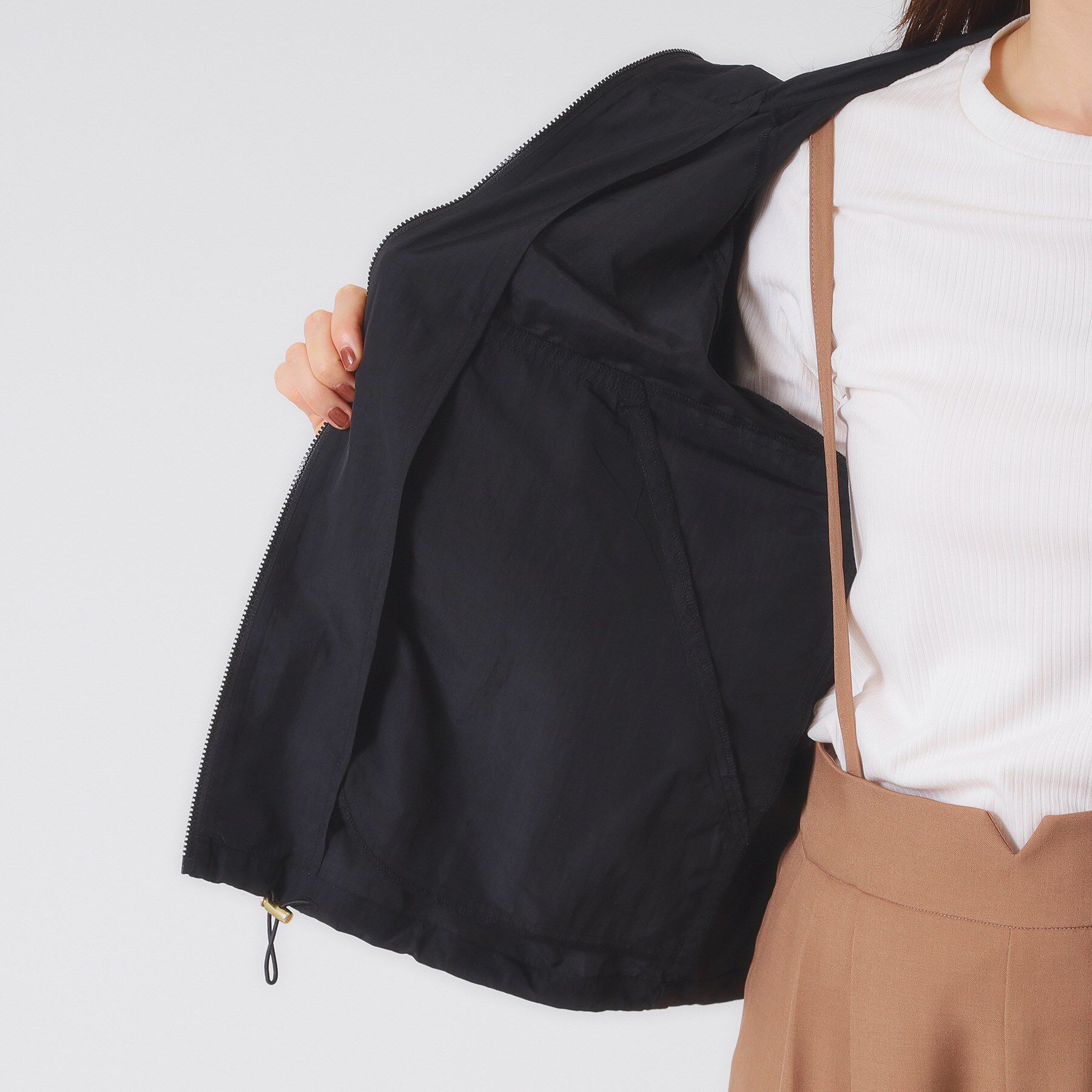 ITS&rsquo;DEMO「【撥水／洗濯機OK】ポケッタブルブルゾン」|ブルゾン・スタジャン|