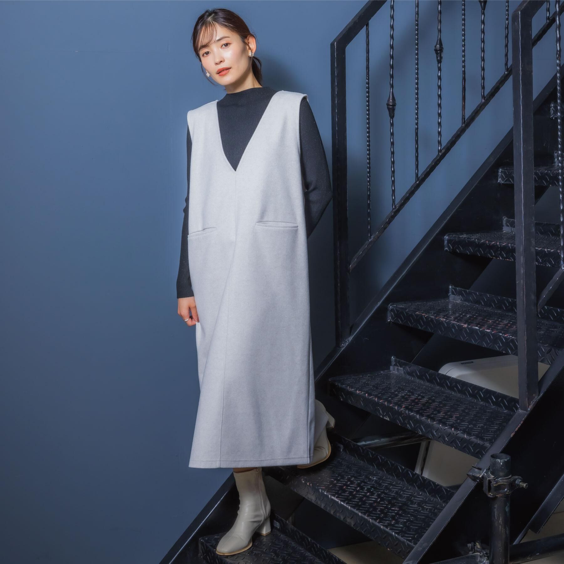 ITS&rsquo;DEMO「【洗濯機OK】カットメルトンジャンスカ」|ワンピース|