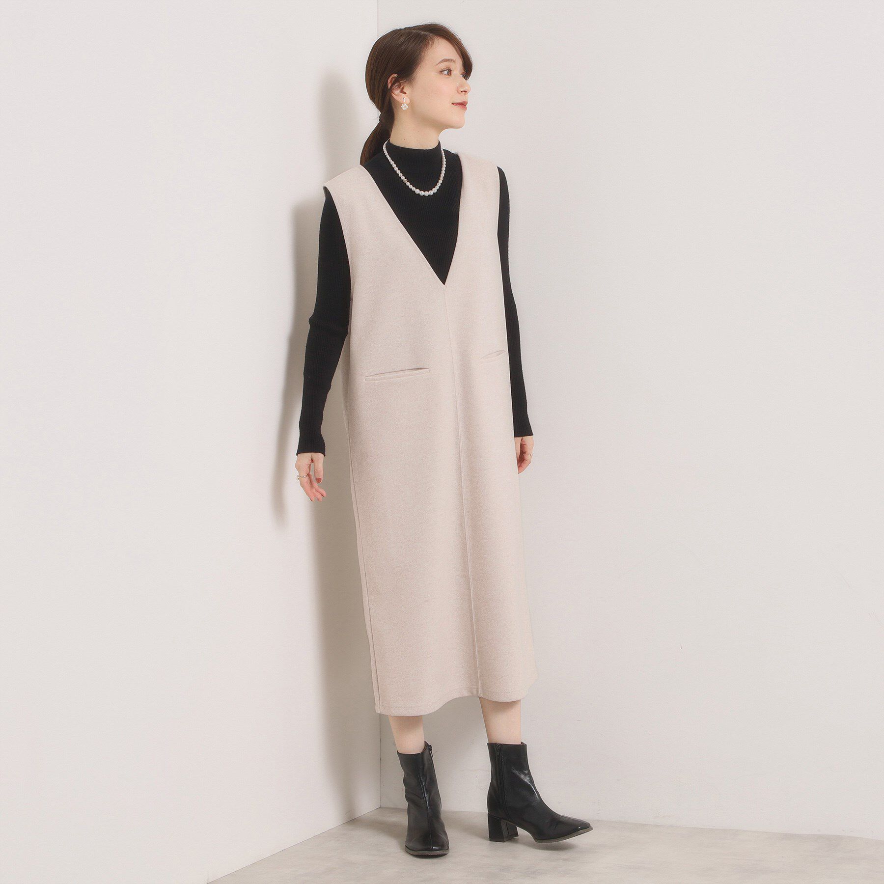 ITS&rsquo;DEMO「【洗濯機OK】カットメルトンジャンスカ」|ワンピース|