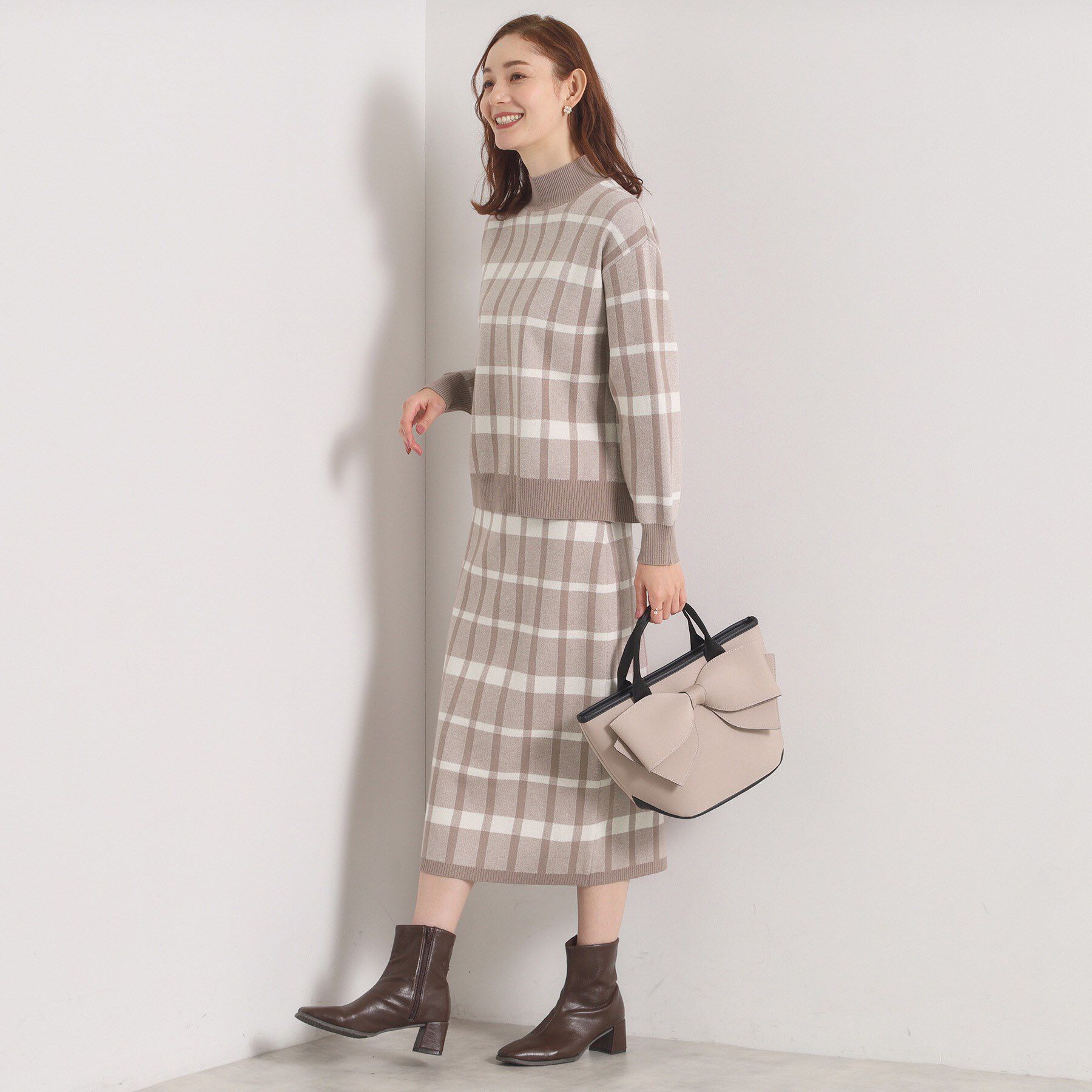 ITS&rsquo;DEMO「【手洗い可】タイトスカートニットセットアップ」|スーツ|