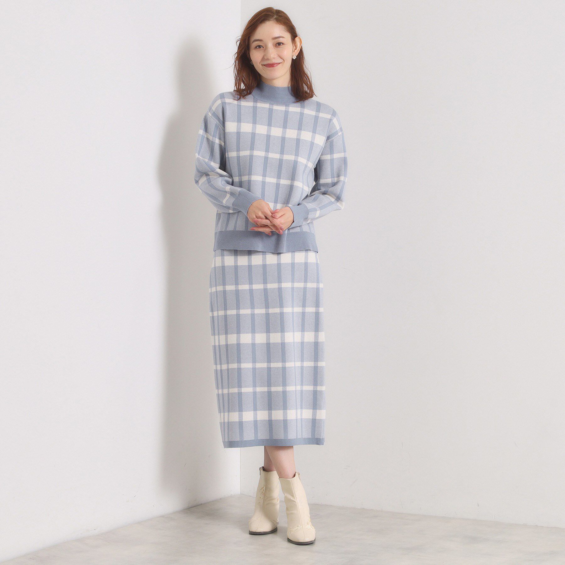 ITS&rsquo;DEMO「【手洗い可】タイトスカートニットセットアップ」|スーツ|