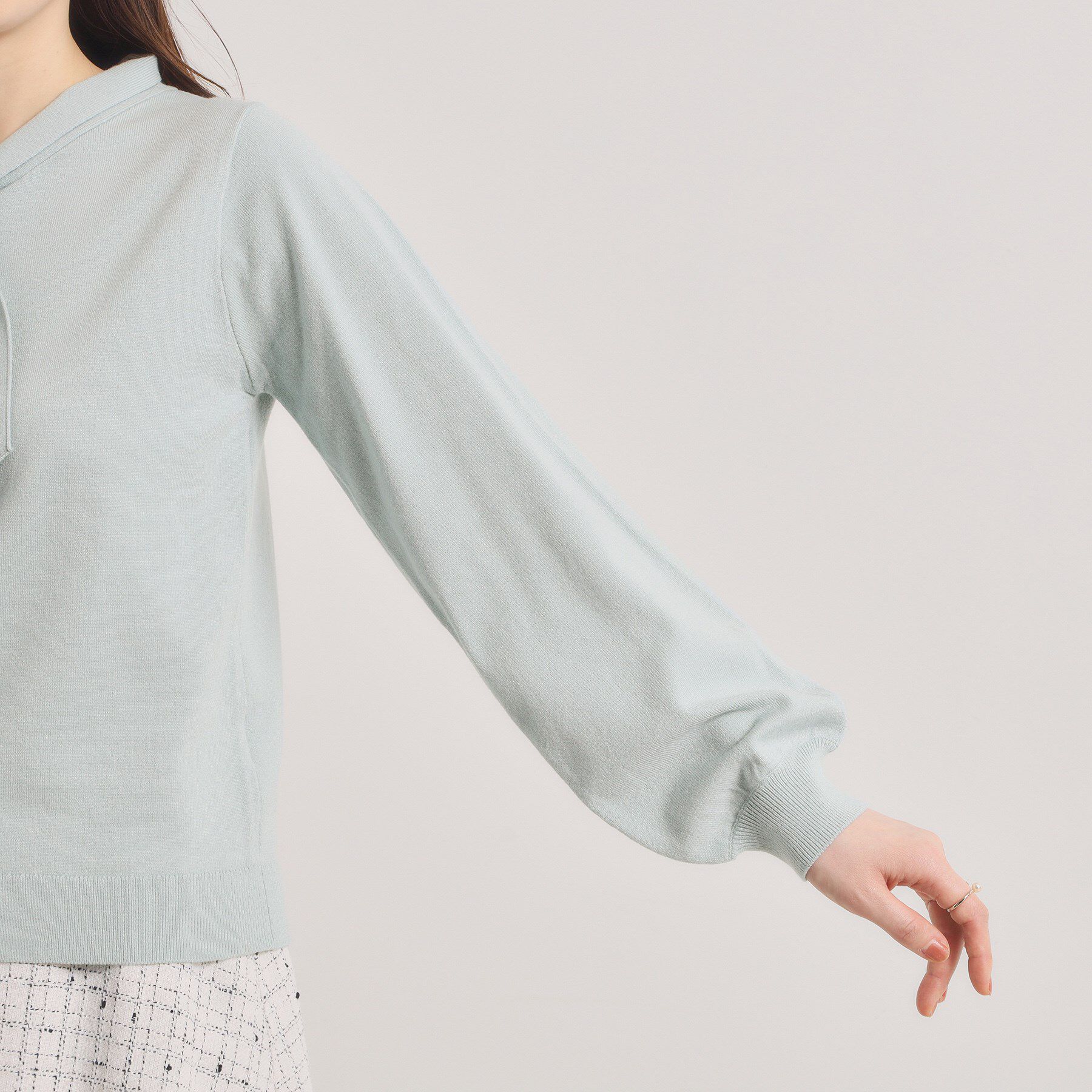 ITS&rsquo;DEMO「【手洗い可】総針ボウタイニット」|ニット・セーター|