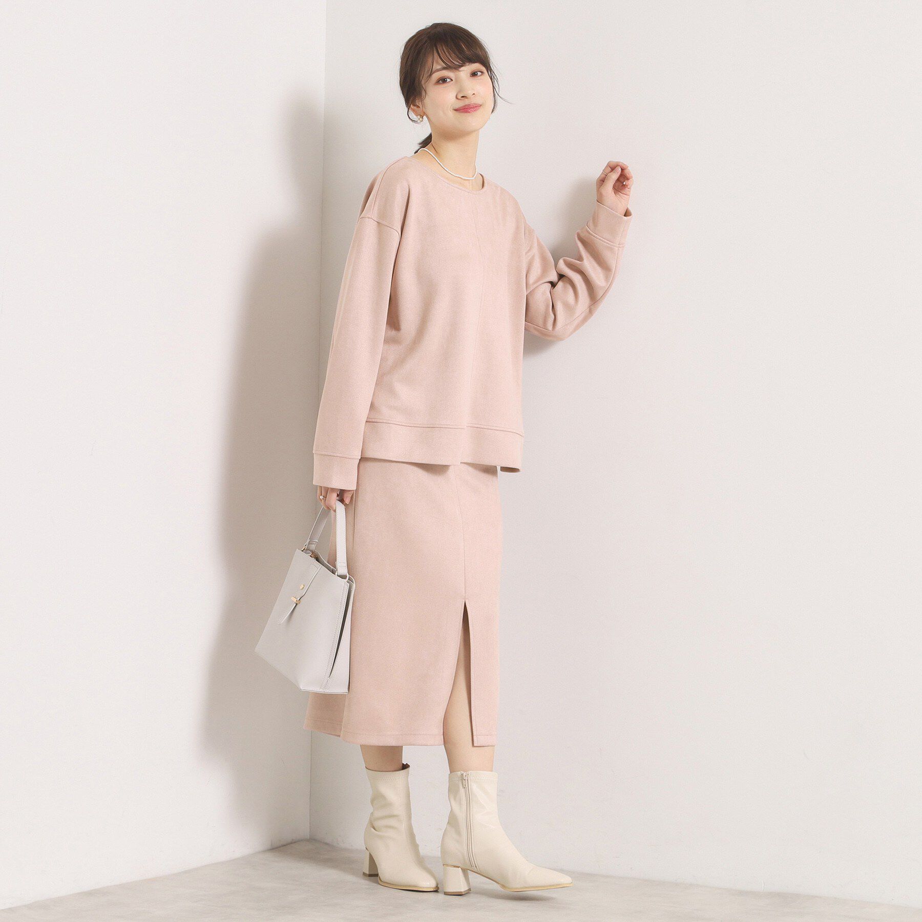 ITS&rsquo;DEMO「【セットアップ可／手洗い可】カットスエードプルオーバー」|Tシャツ・カットソー|