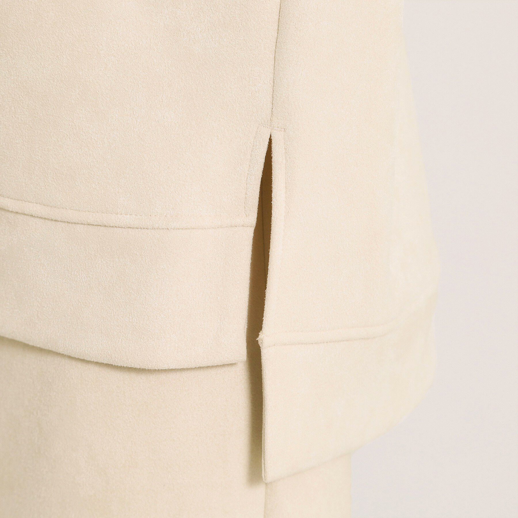 ITS&rsquo;DEMO「【セットアップ可／手洗い可】カットスエードプルオーバー」|Tシャツ・カットソー|