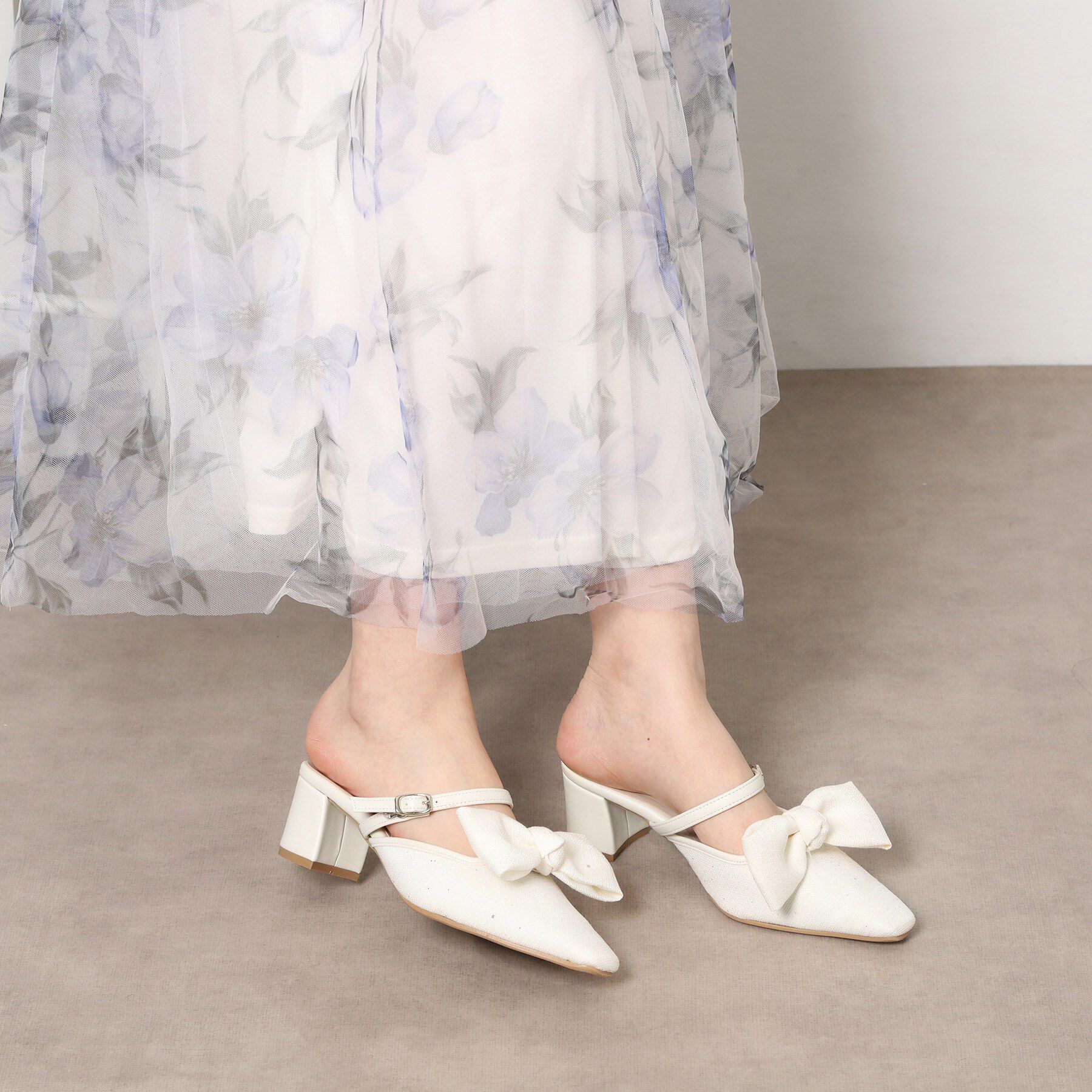 ESPERANZA「BIGリボン2WAYミュール」|サンダル|