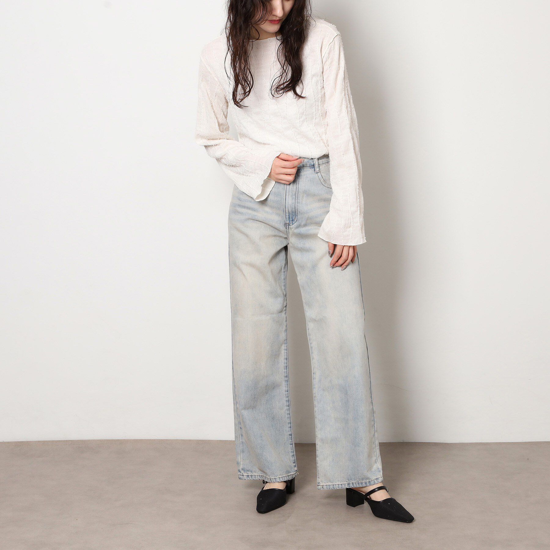 ESPERANZA「BIGリボン2WAYミュール」|サンダル|