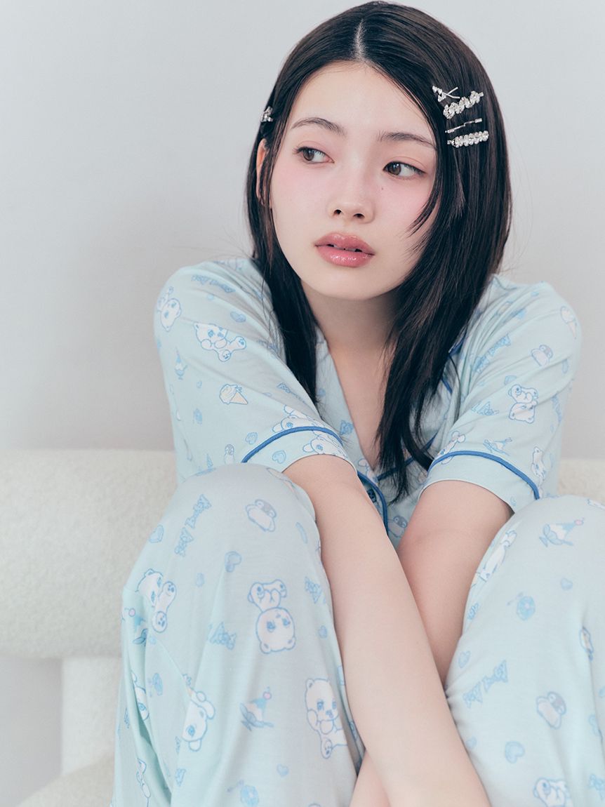 SNIDEL HOME「【icy baby】【接触冷感】総柄ロングパンツ」|ルームウェア|