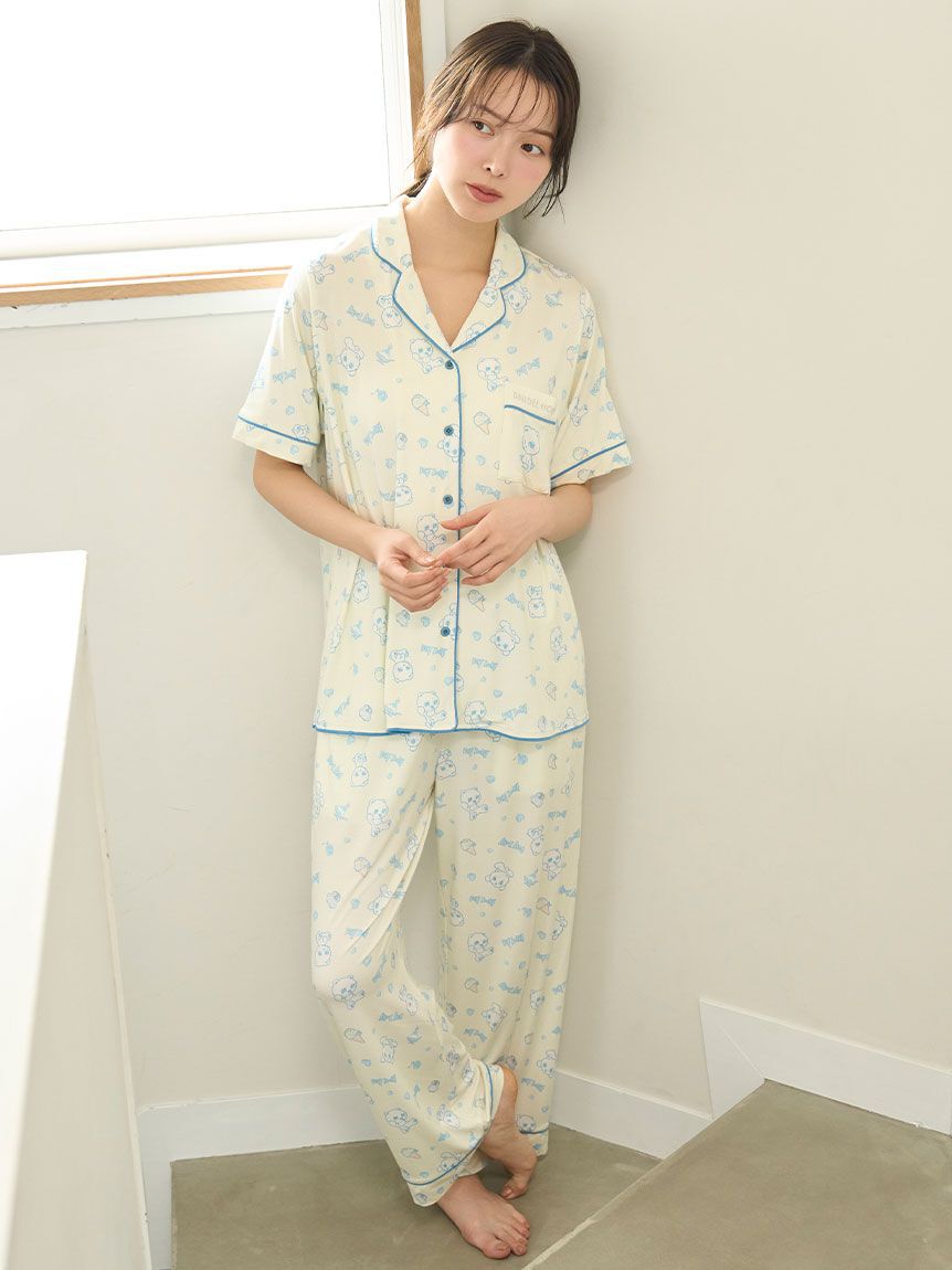 SNIDEL HOME「【icy baby】【接触冷感】総柄ロングパンツ」|ルームウェア|