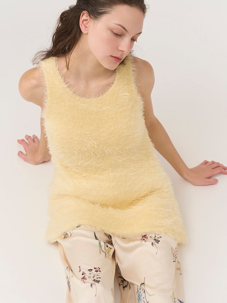 SNIDEL HOME「シャギーカップインタンクトップ」|ルームウェア|