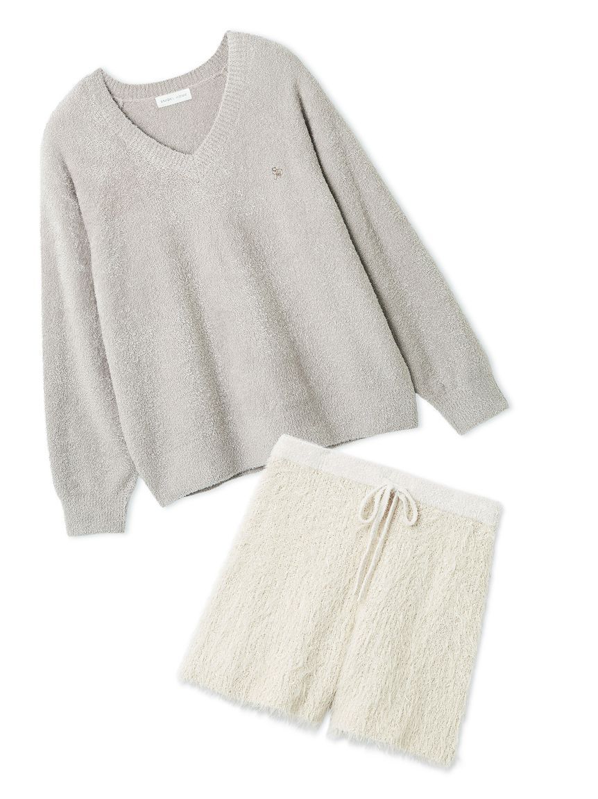 SNIDEL HOME「Vネックニット&times;ショートパンツセットアップ」|ルームウェア|
