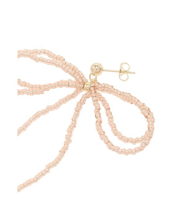 RESEXXY「クリアビーズリボンピアス」|ピアス|