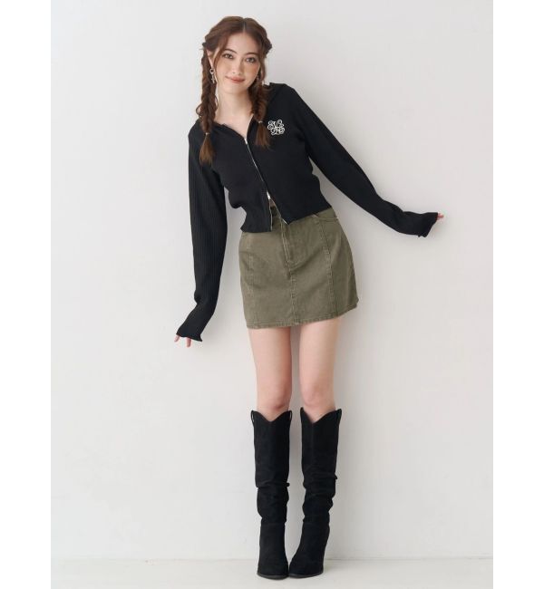 EVRIS「フリンジデザインロングブーツ」|ロングブーツ|