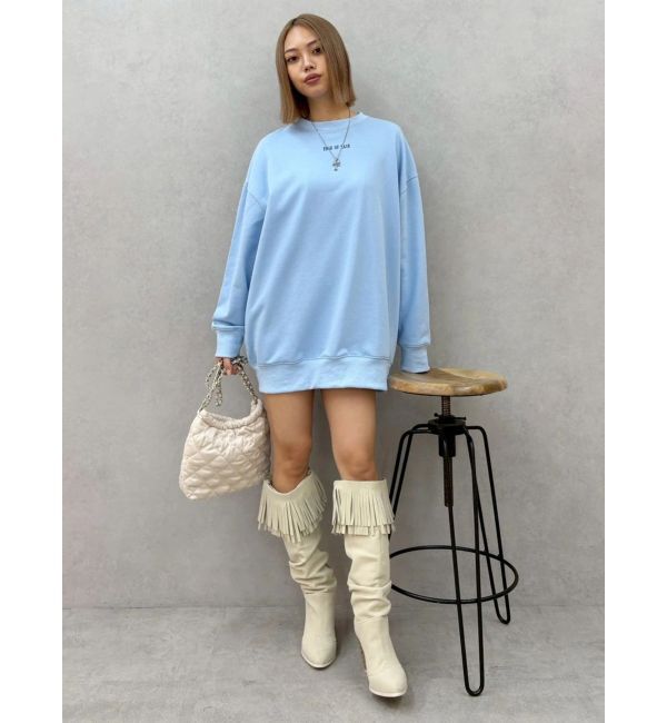 EVRIS「フリンジデザインロングブーツ」|ロングブーツ|