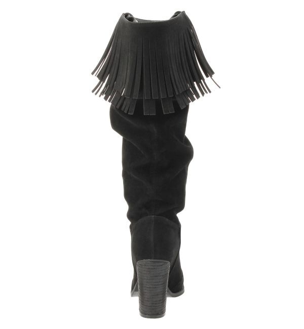 EVRIS「フリンジデザインロングブーツ」|ロングブーツ|