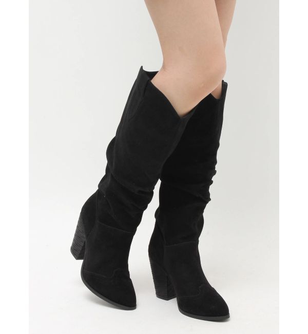 EVRIS「フリンジデザインロングブーツ」|ロングブーツ|