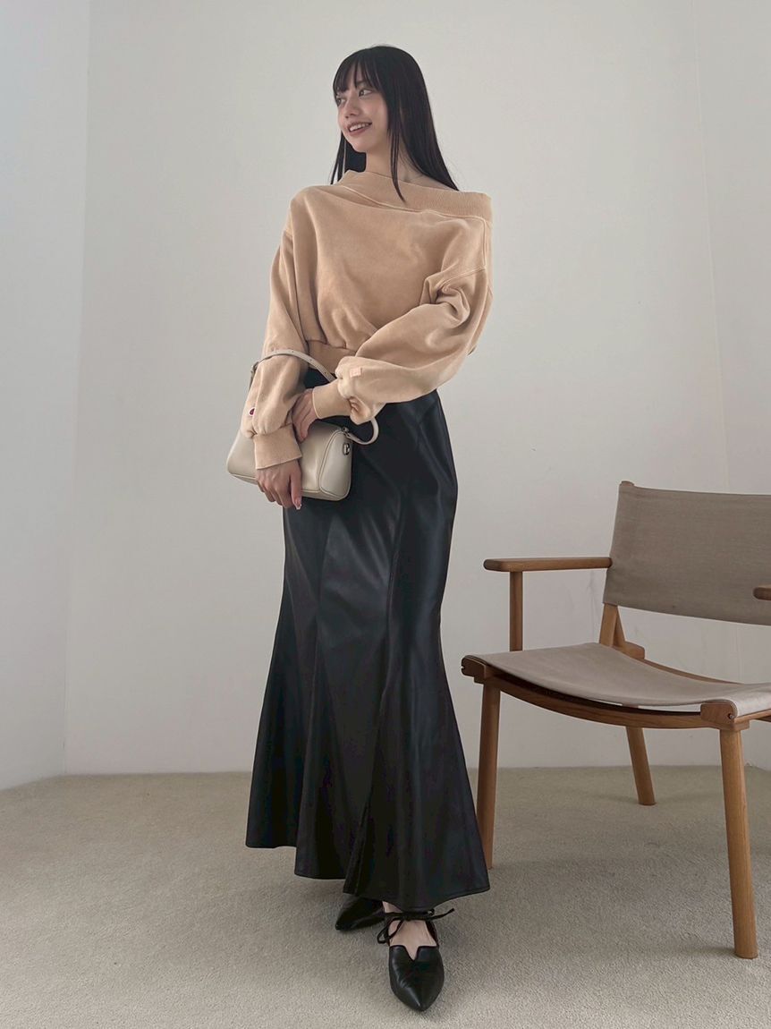 FRAY I.D「【FRAY I.D｜Champion】オフショルスウェット」|スウェット・ジャージ|