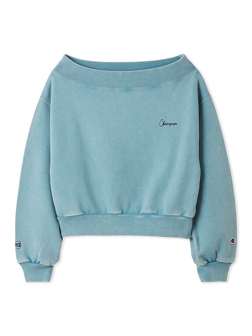 FRAY I.D「【FRAY I.D｜Champion】オフショルスウェット」|スウェット・ジャージ|BLU