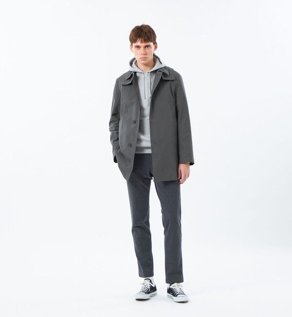 MACKINTOSH PHILOSOPHY「シャドーリップストップ  WELLINGTON(ウェリントン) BT HOOD SHORT」|ステンカラーコート|