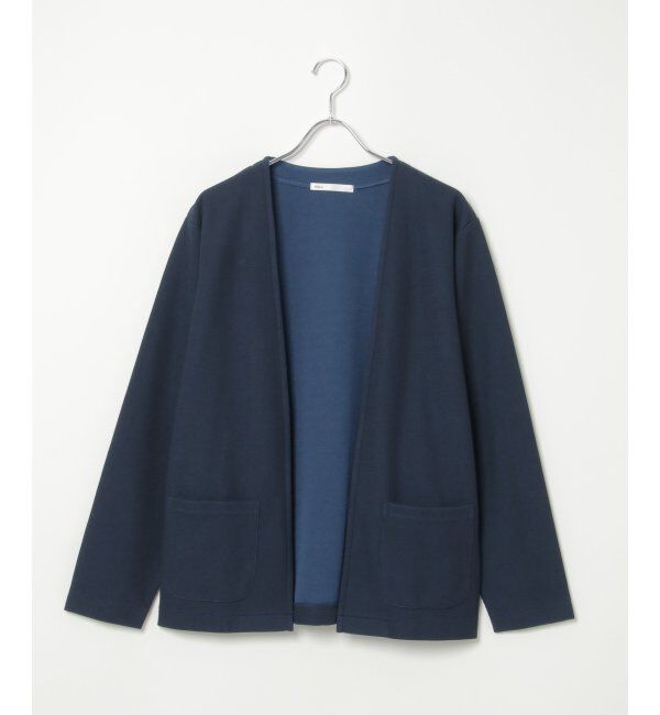 ikka「ダブルフェイスDRYカノコカーディガン」|カーディガン|