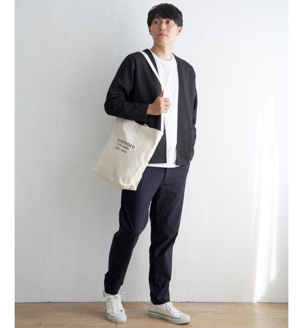 ikka「ダブルフェイスDRYカノコカーディガン」|カーディガン|