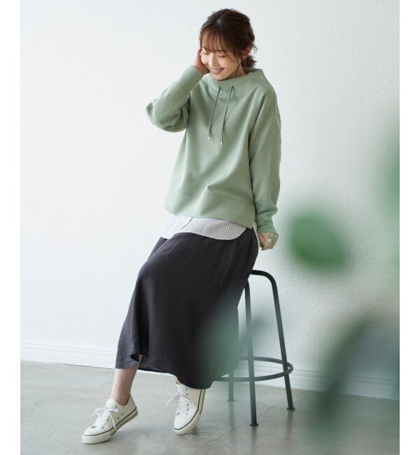 ikka「【親子おそろい】GOKU楽ダンボールスピンドル」|パーカー|