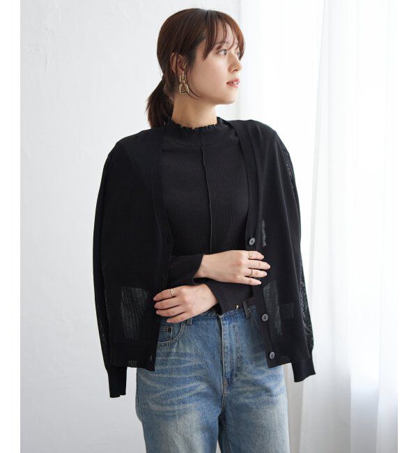 ikka「前後2WAY三角テレコプルオーバー」|Tシャツ・カットソー|