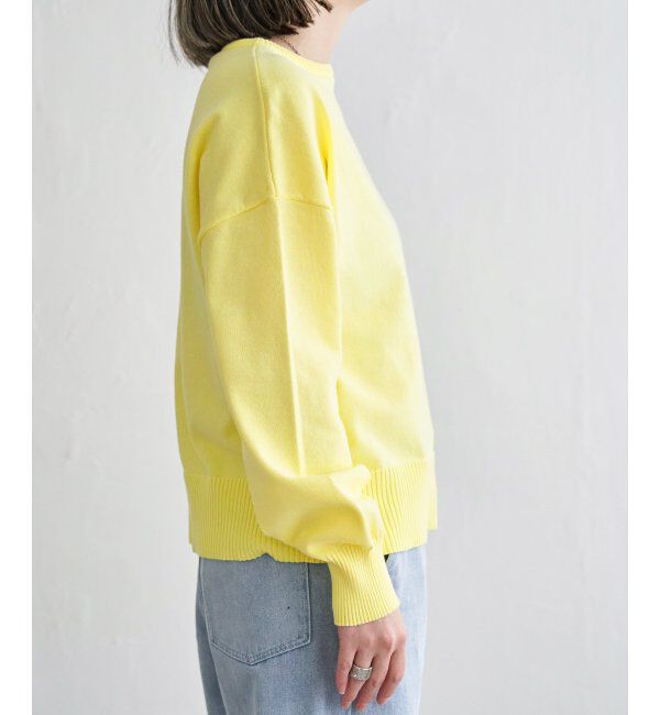 Lbc with Life「コットンPドロップショルダーニット」|カーディガン|