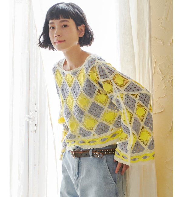 Lbc with Life「モチーフレースショートレースプルオーバー」|その他|