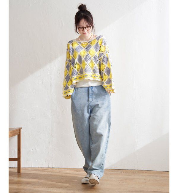 Lbc with Life「モチーフレースショートレースプルオーバー」|その他|