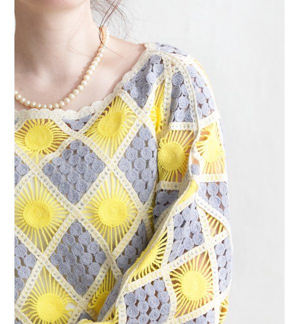 Lbc with Life「モチーフレースショートレースプルオーバー」|その他|