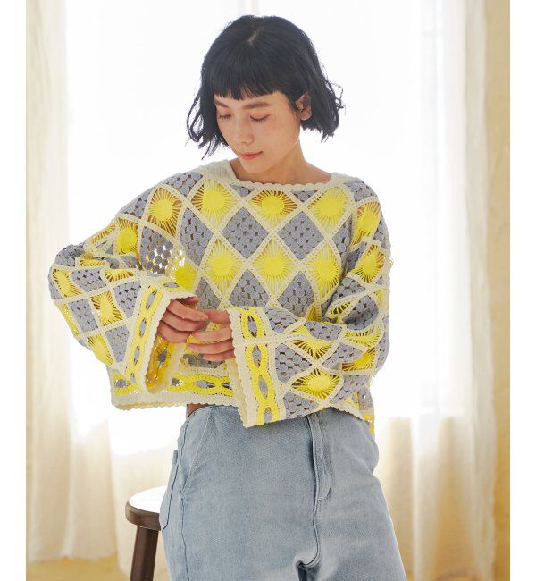 Lbc with Life「モチーフレースショートレースプルオーバー」|その他|